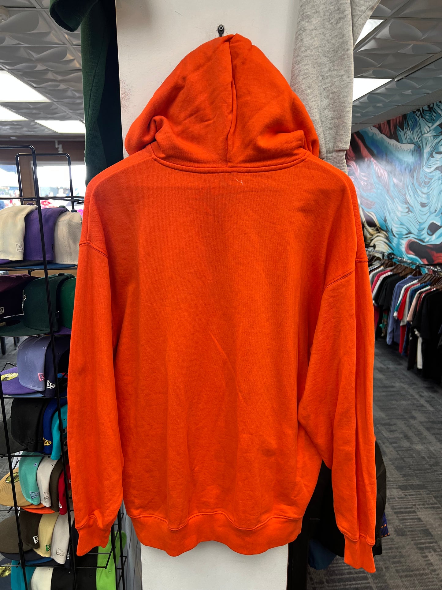 Acne Studios Orange Face Patch Hoodie