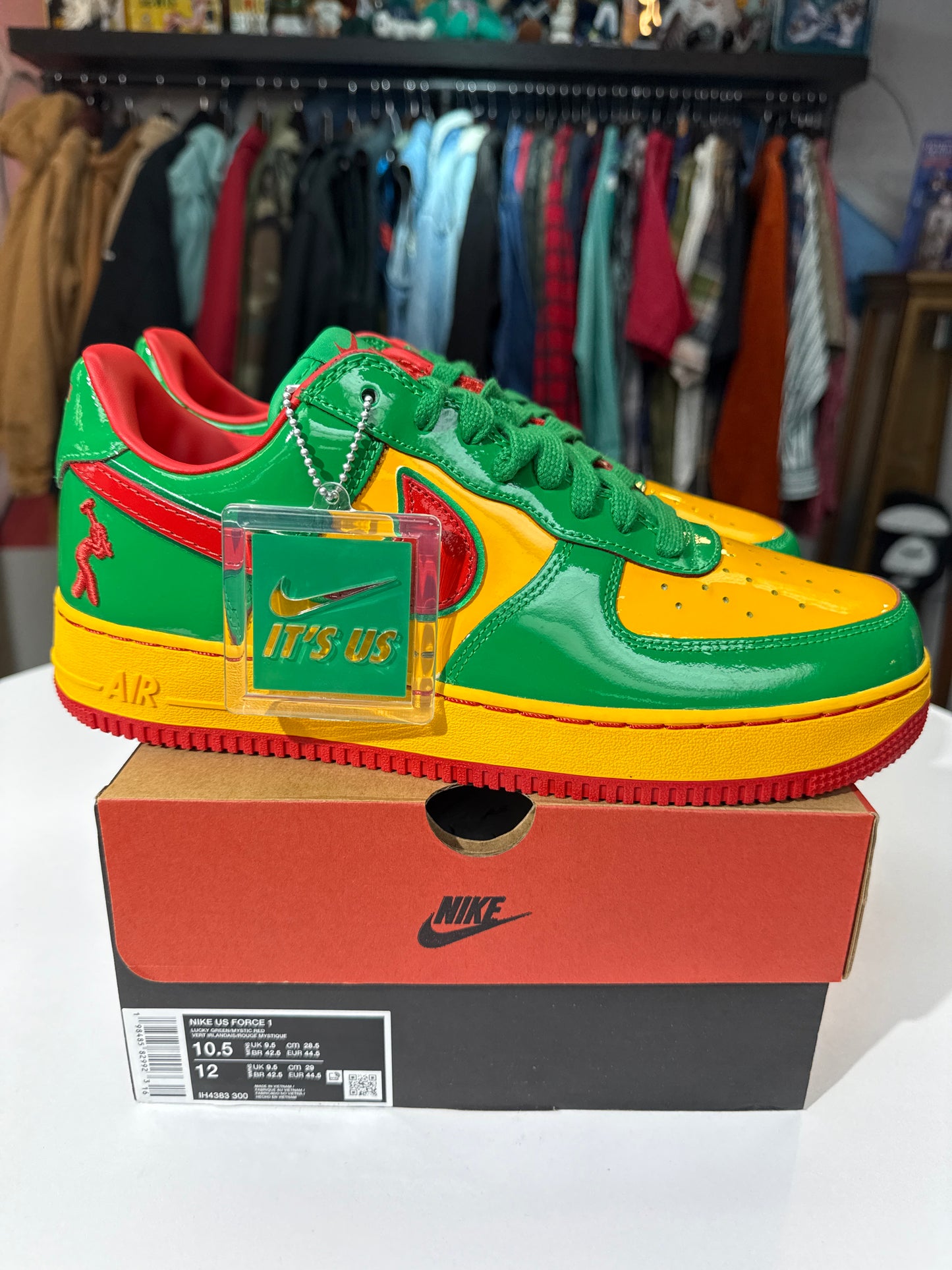 New Nike AF1 Lil Yachty Concrete Boys Lucky Green