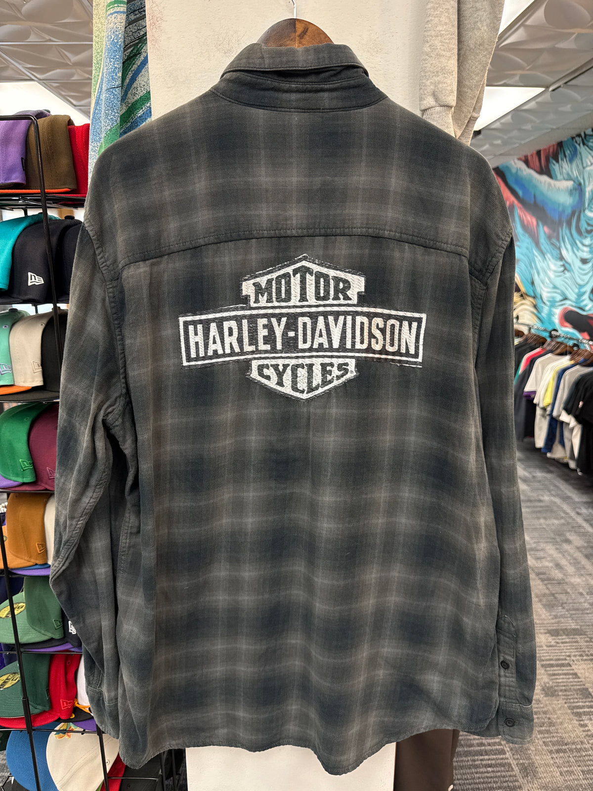 Harley Davidson Patch Flannel