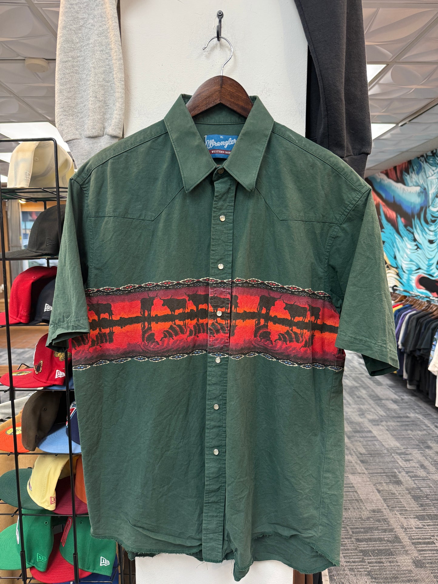 Vintage Wrangler Safari Button Up