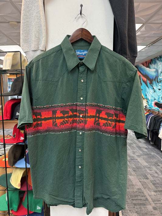 Vintage Wrangler Safari Button Up