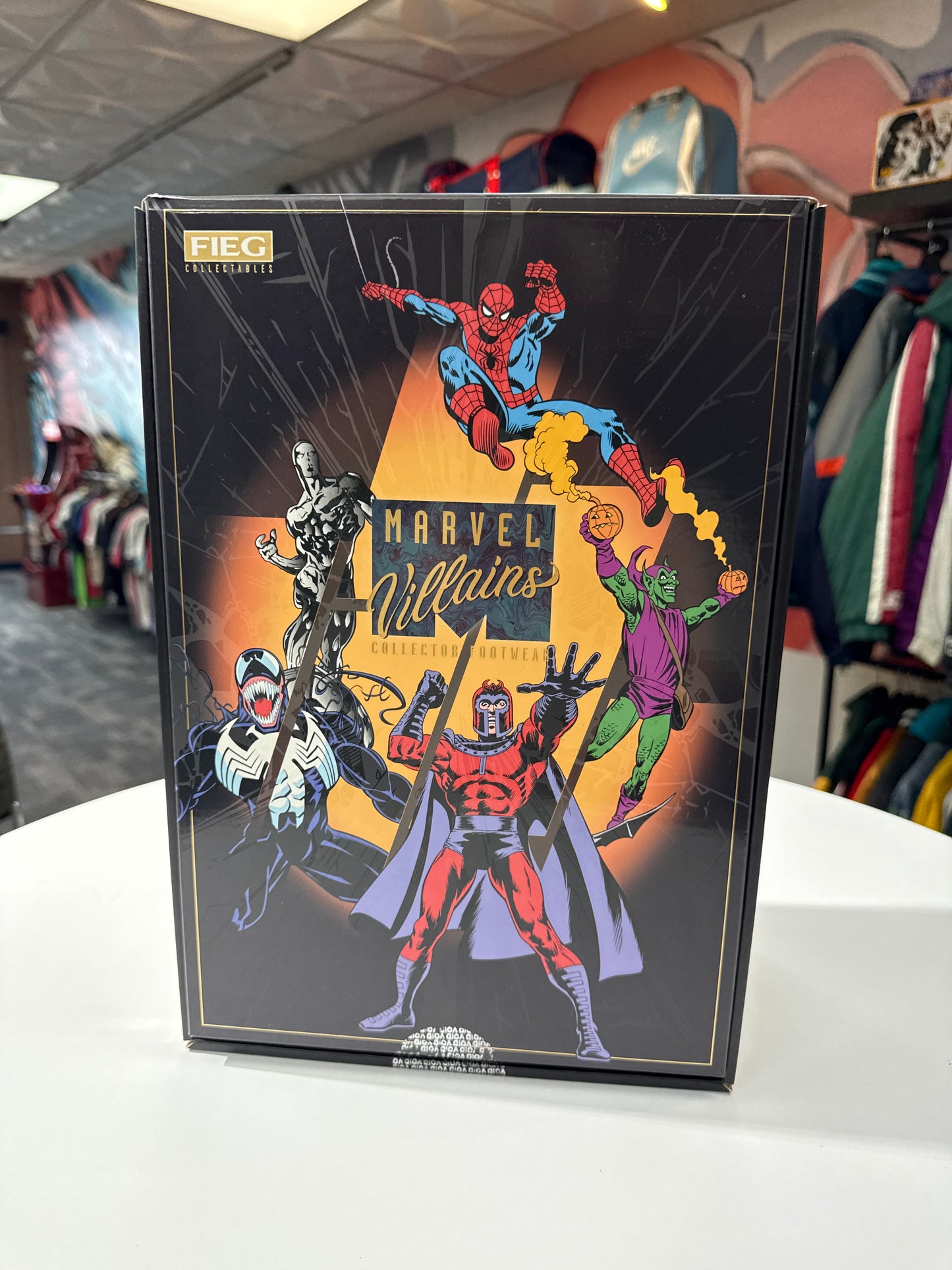 Preowned Asics GT-2160 Kith Marvel Green Goblin (Comic Included)