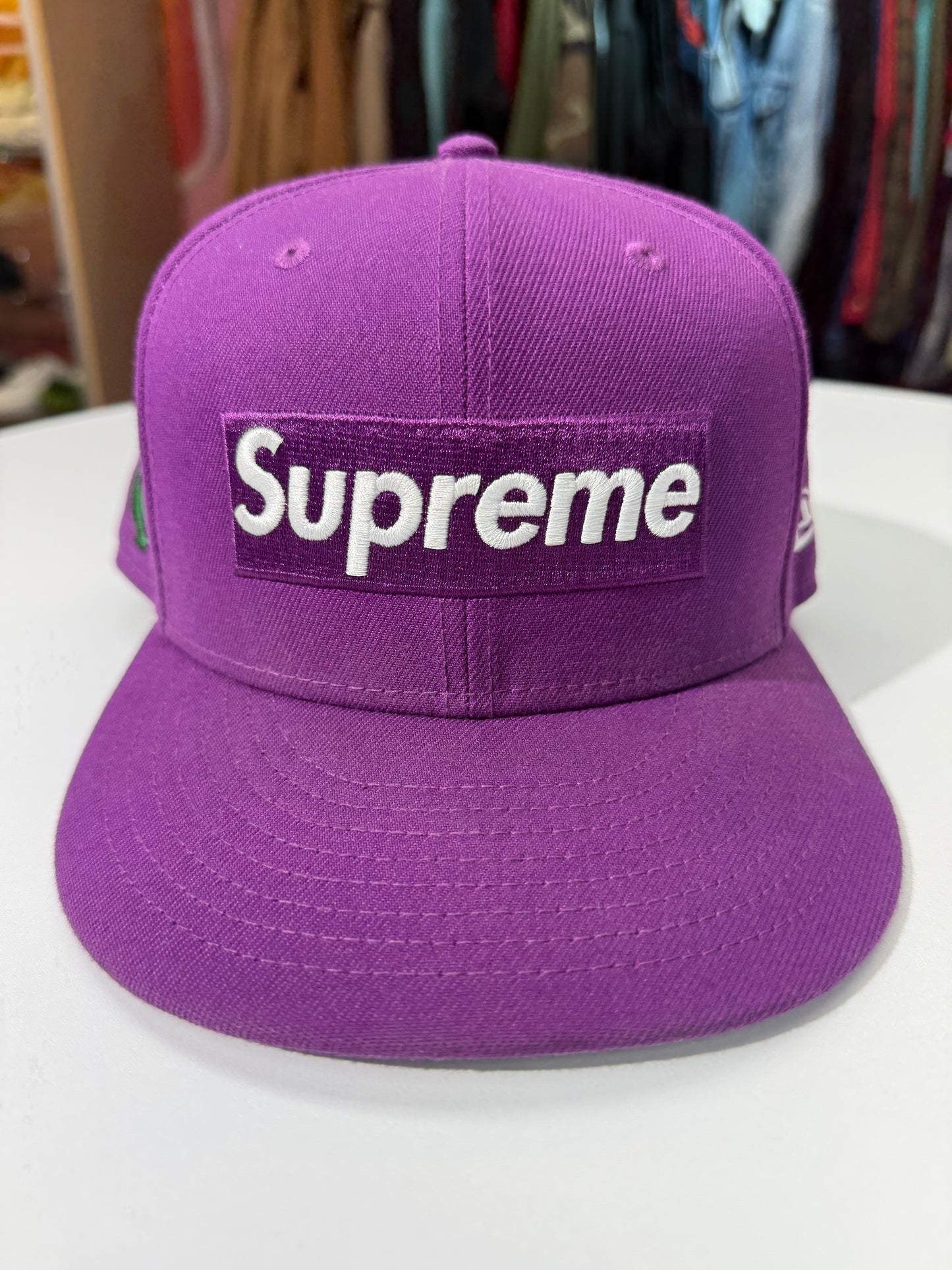 Supreme Grinch Purple Box Logo Fitted