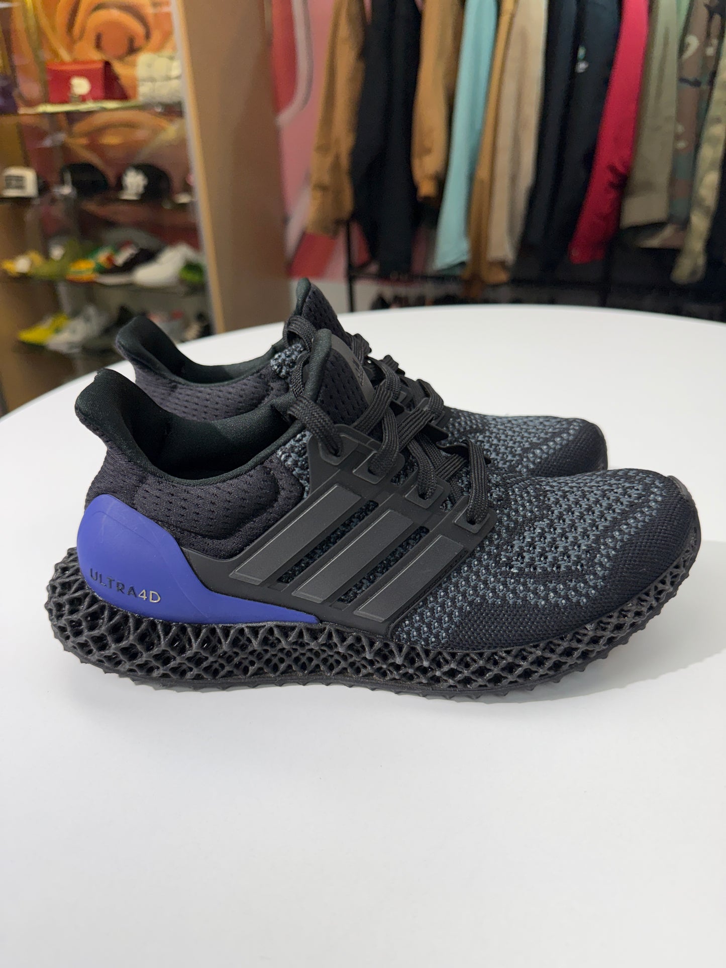 Preowned Black Purple Adidas Ultra 4D