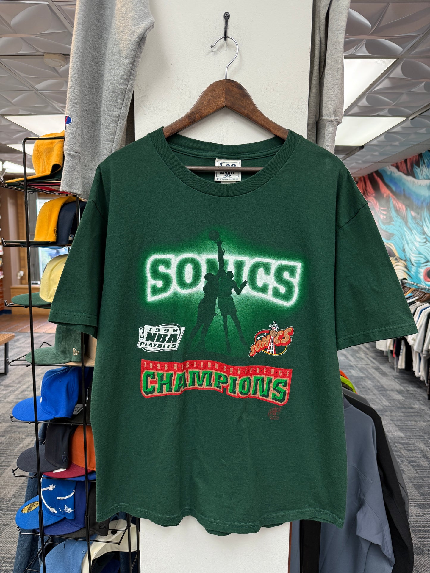 Vintage Sonics 96 Playoffs Tee