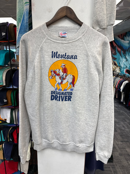 Vintage Montana Designated Driver Crewneck