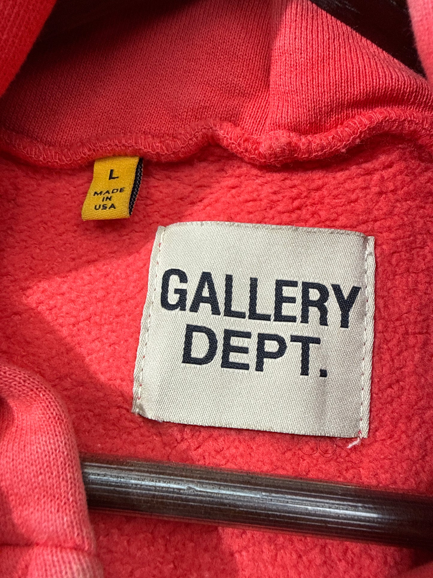 Gallery Dept Sun Faded English Zip Up Hoodie