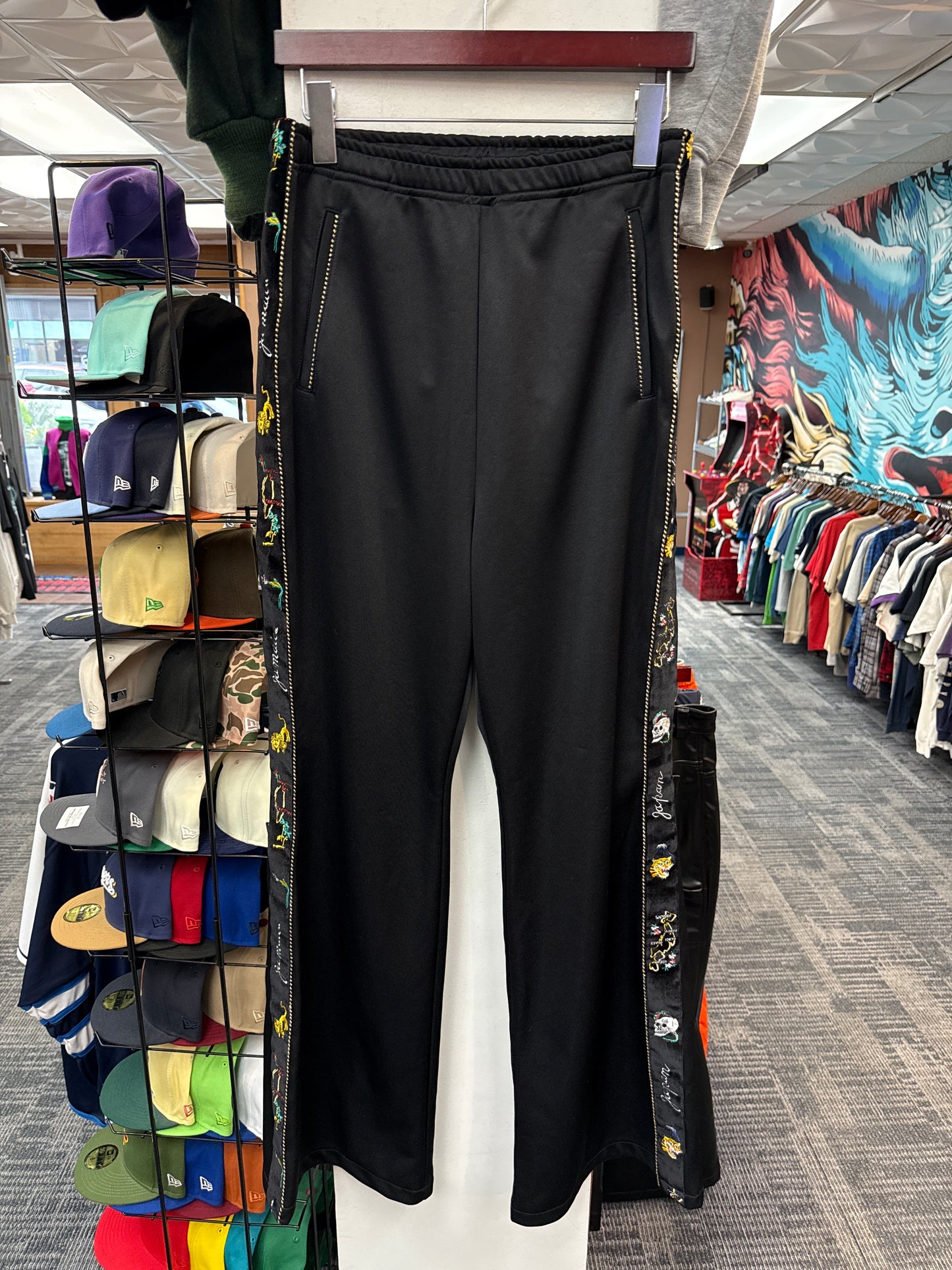 New Kapital Ska Tape Souvenir Flare Track Pants