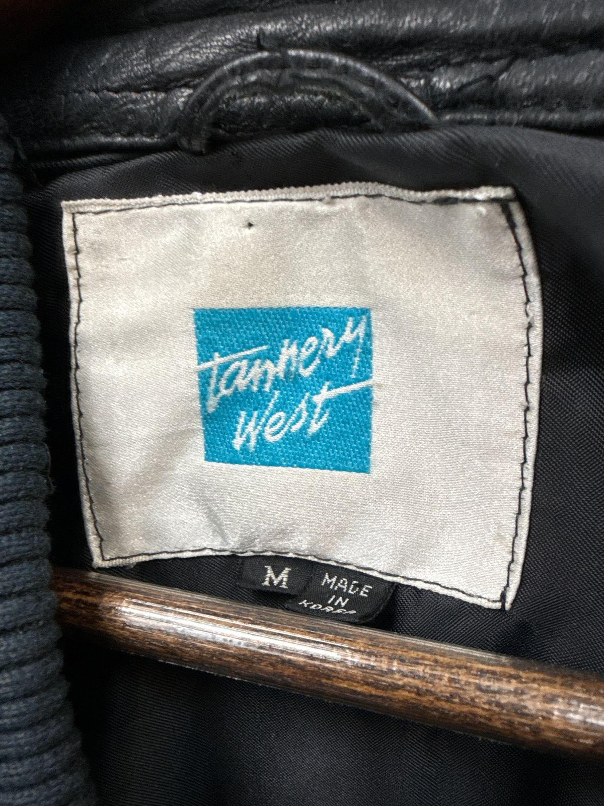 Vintage Tannery West Leather Bomber Jacket