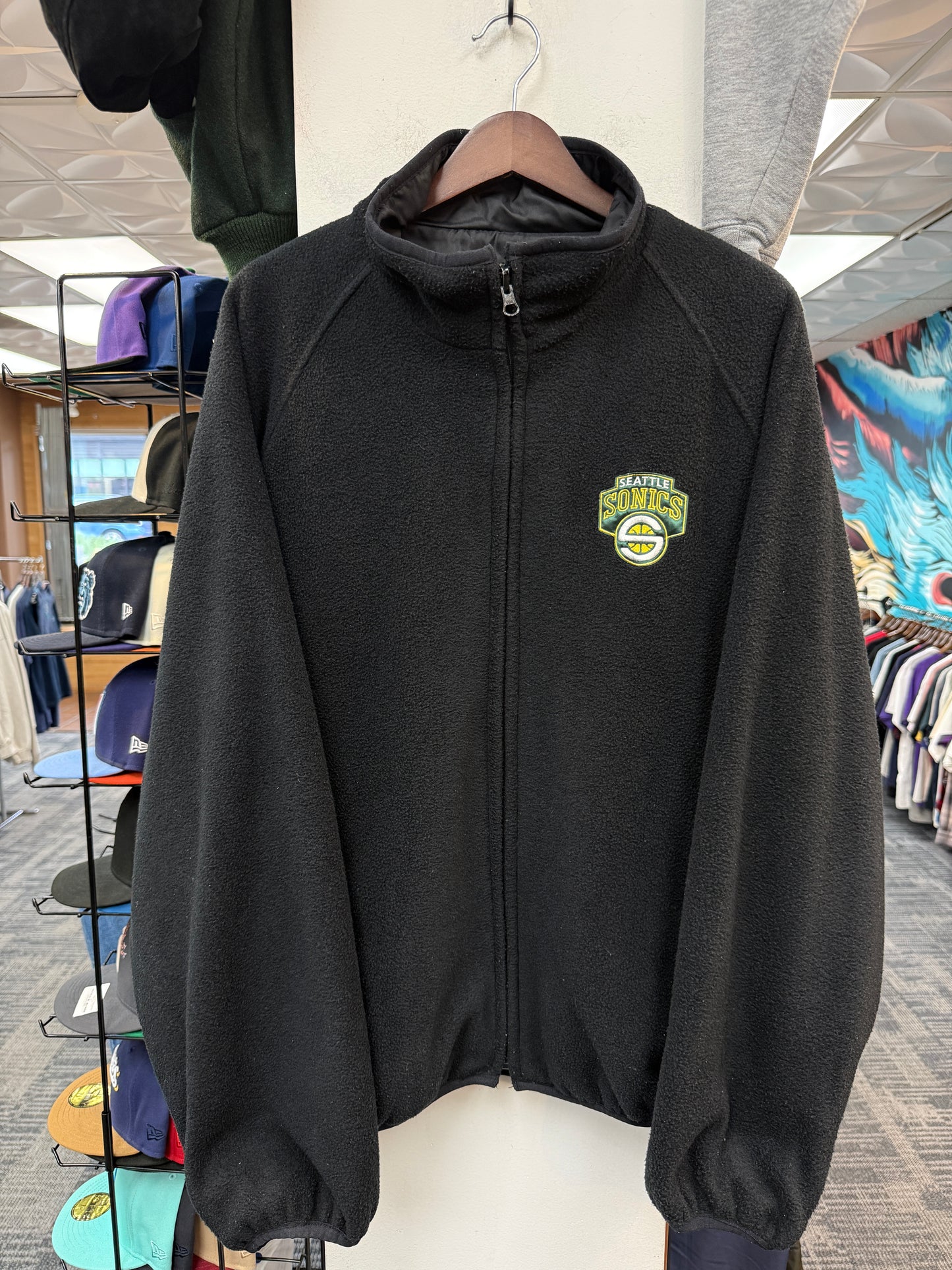Vintage G-III Carl Banks Sonics Reversible Fleece Jacket