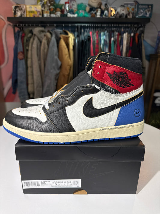 New Jordan 1 Fragment x Union LA Varsity Red/Sport Royal