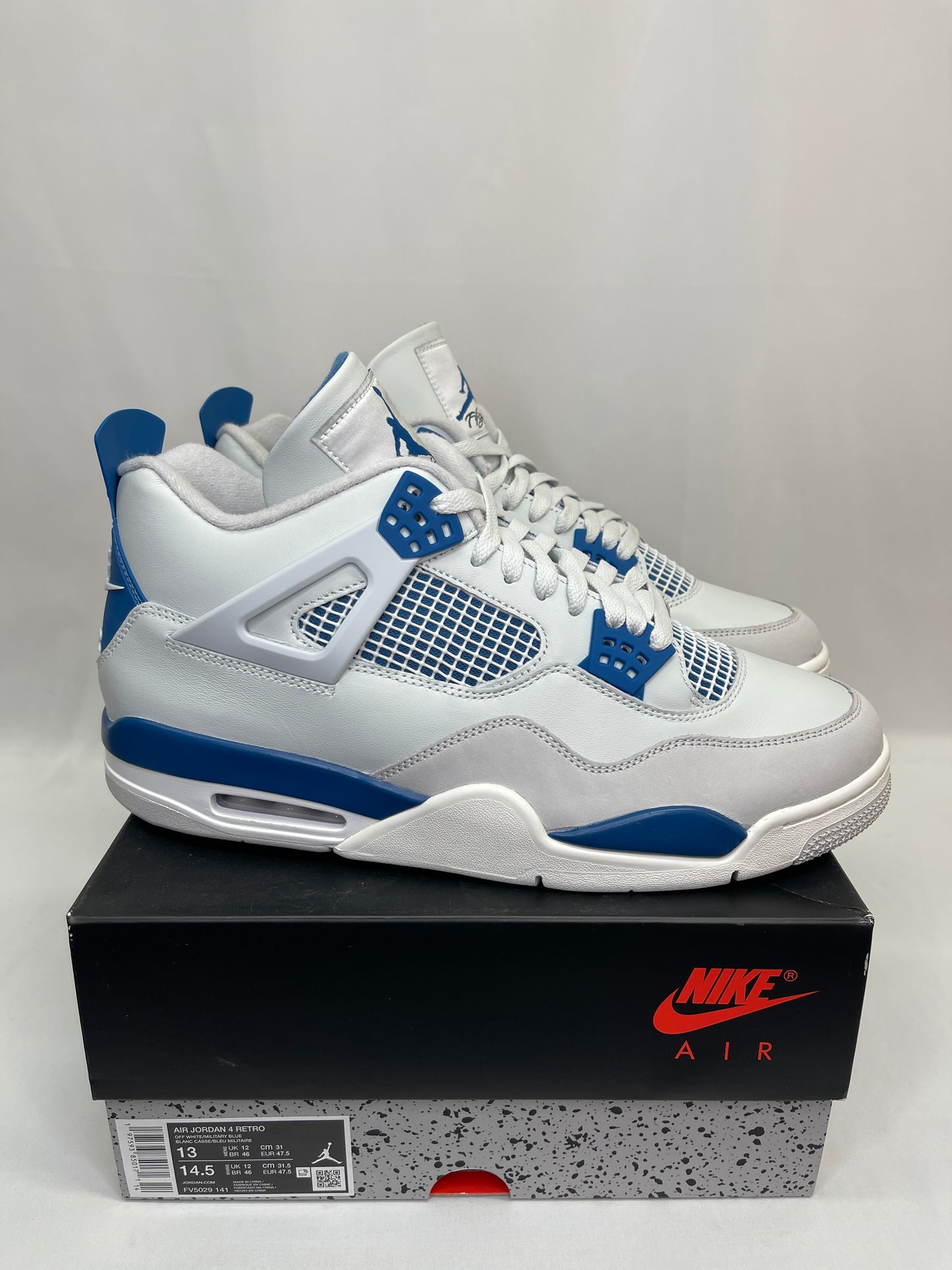 New Jordan 4 Military Blue