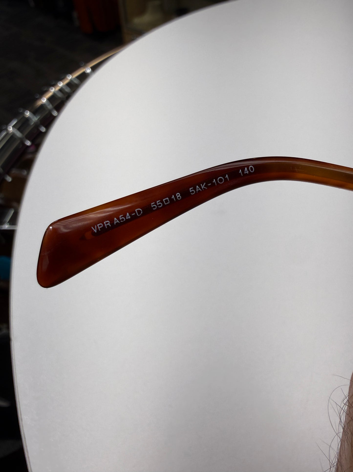Prada PR A54D Pale Gold Glasses