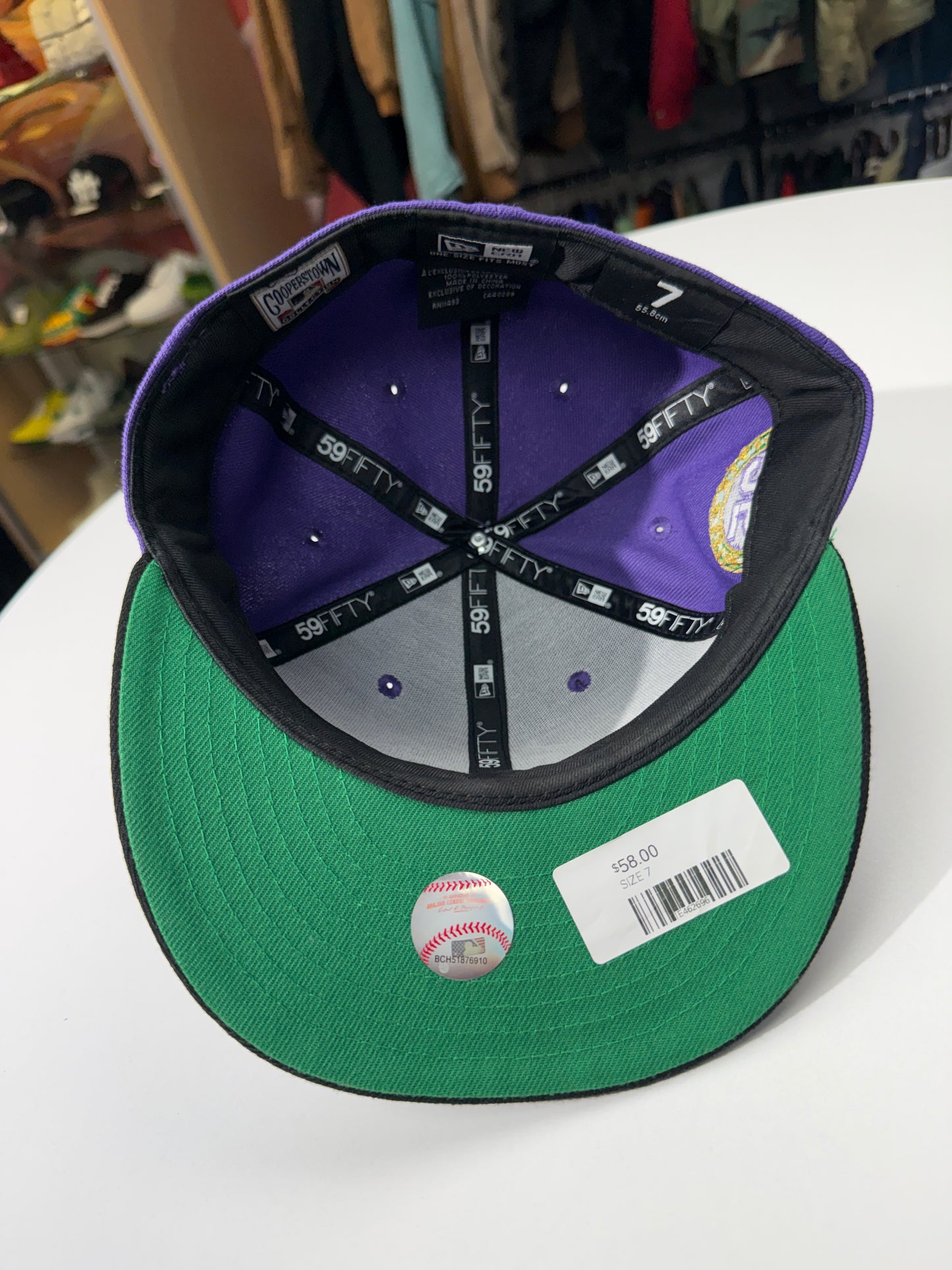 New Mariners Varsity Purple Fitted