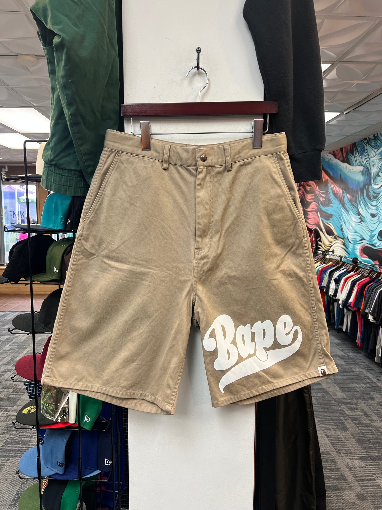 BAPE Khaki Chino Shorts