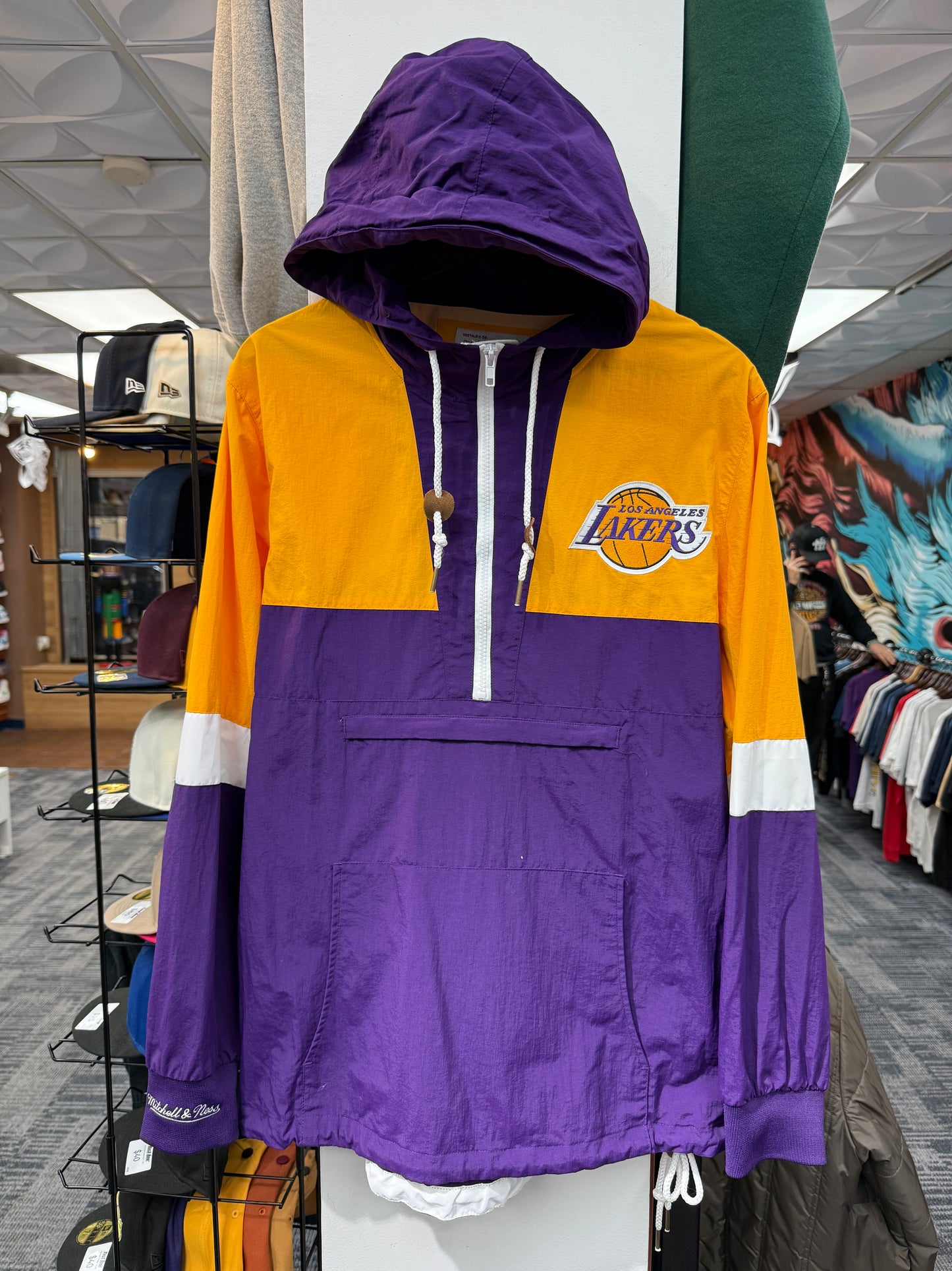 Lakers Mitchell & Ness Windbreaker