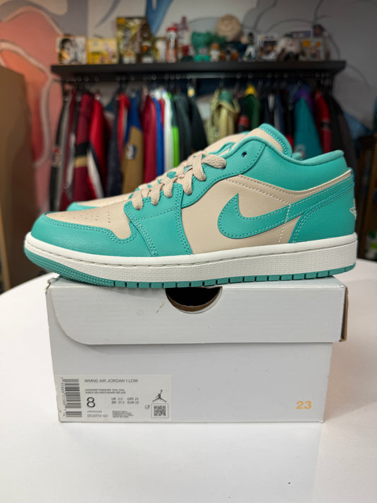 New Tropical Teal Jordan 1 Low