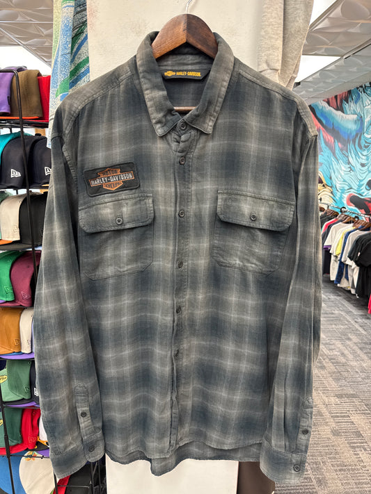 Harley Davidson Patch Flannel