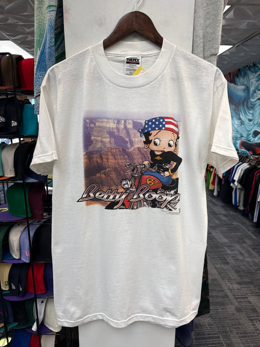 Vintage 1998 Betty Boop Biker Tee