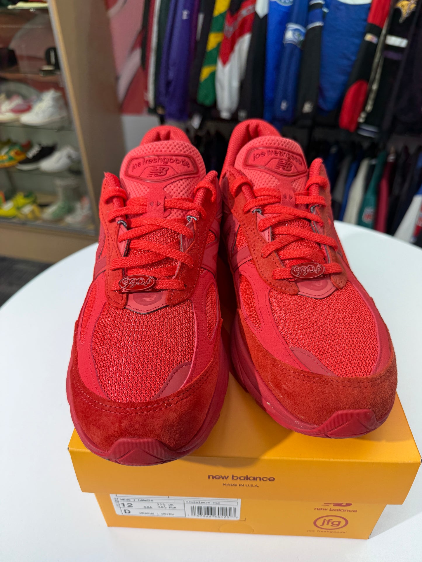 Preowned Joe Freshgoods Paris Red New Balance 990v6