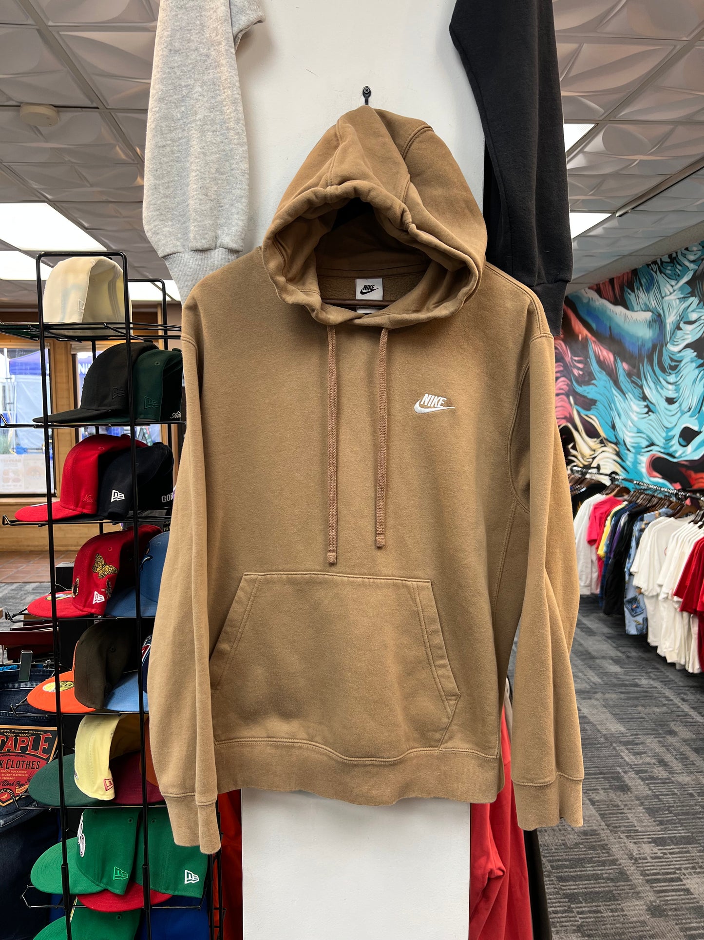 Nike Sportswear Brown Pullover Hoodie