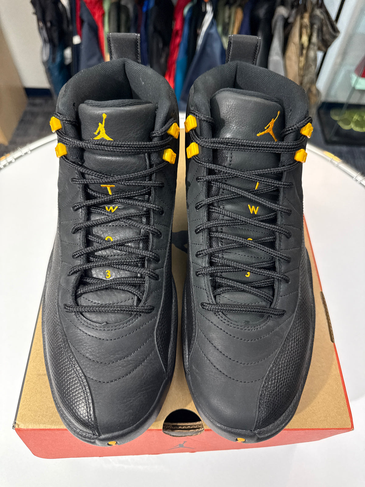 Preowned Jordan 12 Black Taxi