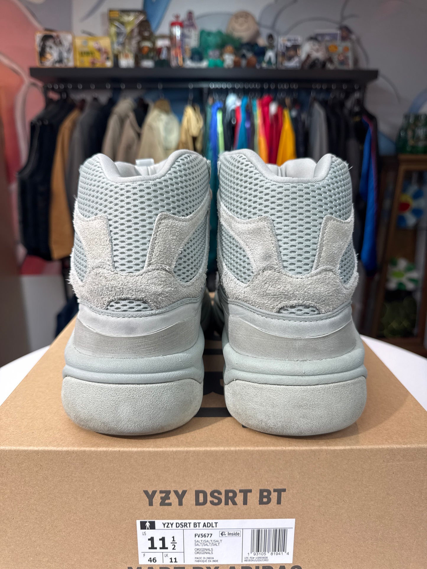 Preowned YZY Desert Boot Salt