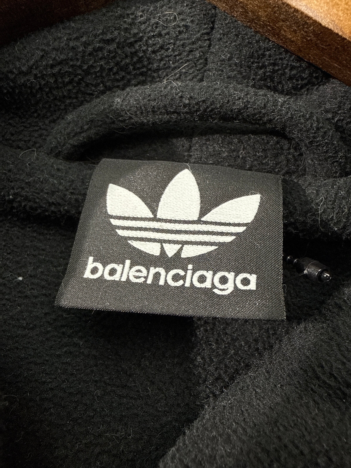 Balenciaga x Adidas Fleece Zip Up Hoodie