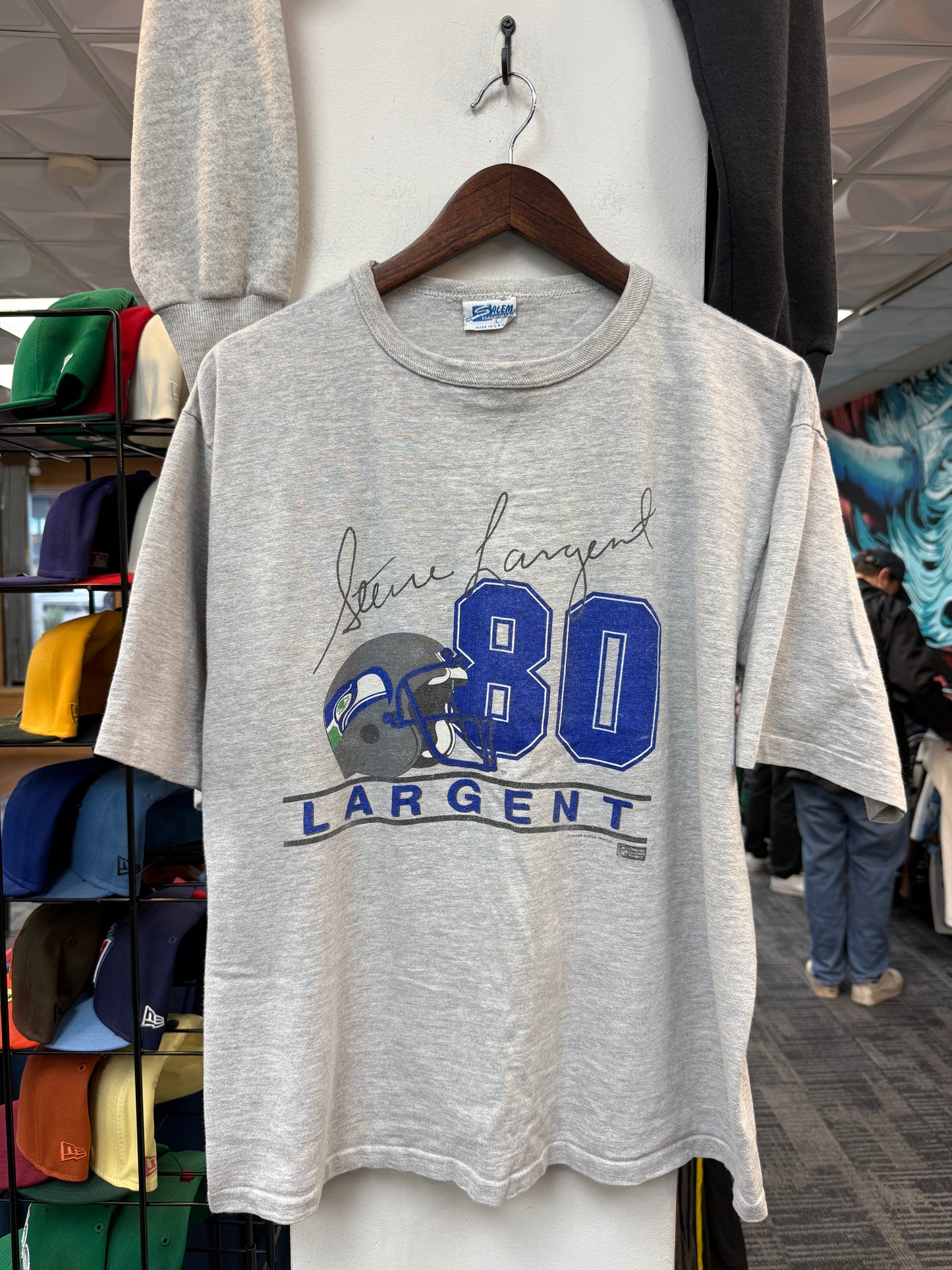 Vintage Steve Largent Seahawks Tee