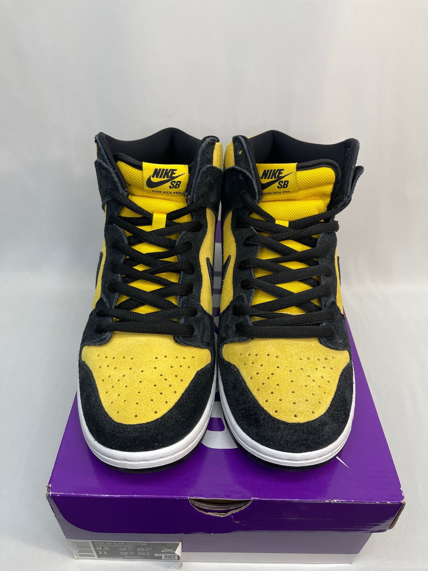 New Nike SB Dunk High Reverse Goldenrod