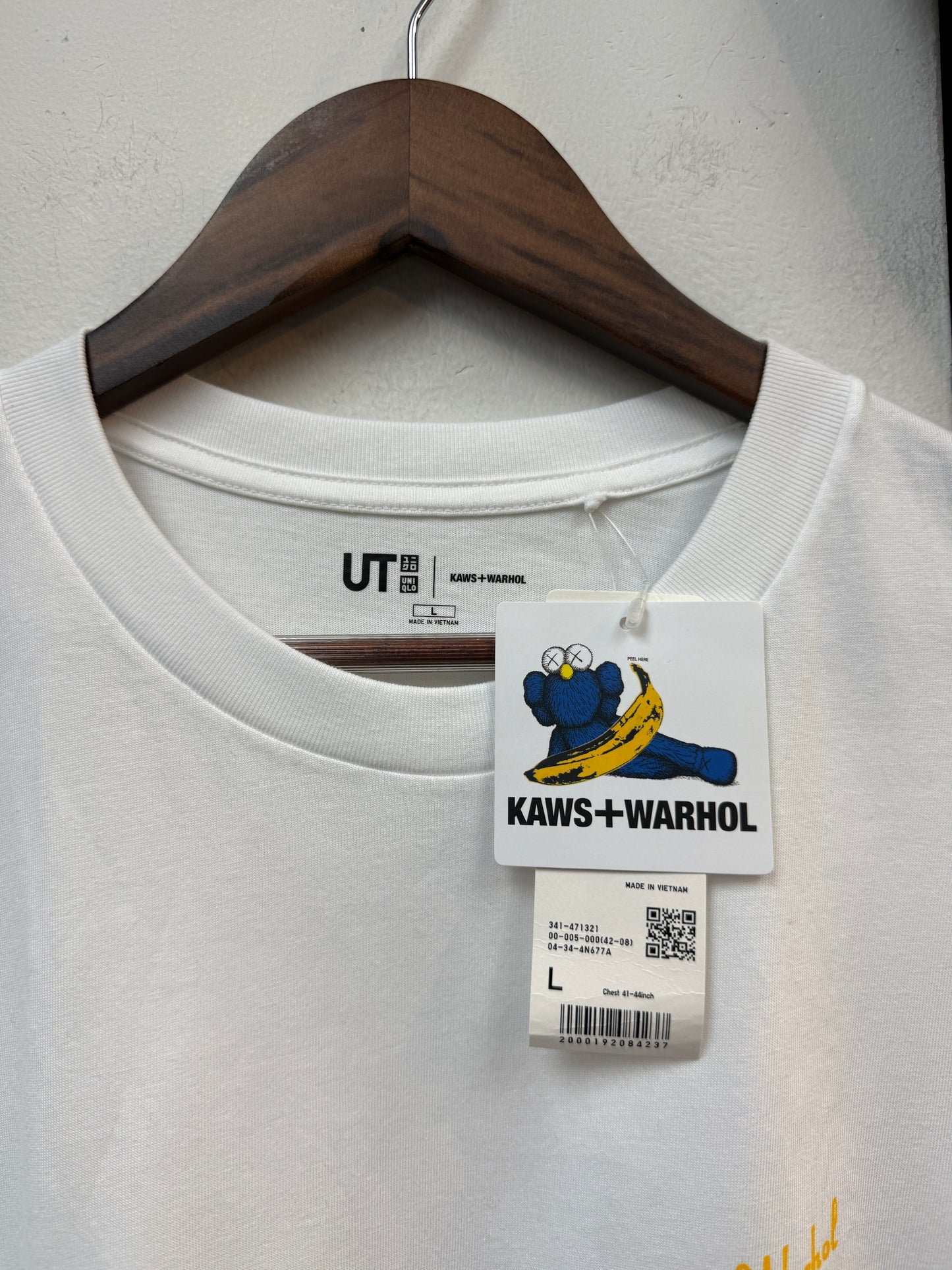 New Kaws Uniqlo Andy Warhol Banana Tee