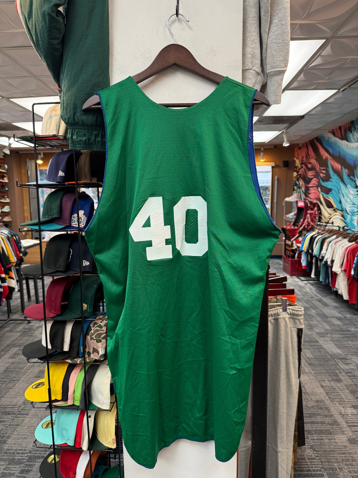 Vintage Champion Dallas Mavericks Practice Reversible Jersey