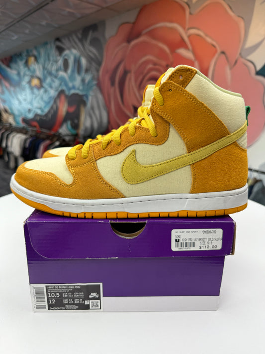 Preowned Pineapple SB Dunk High