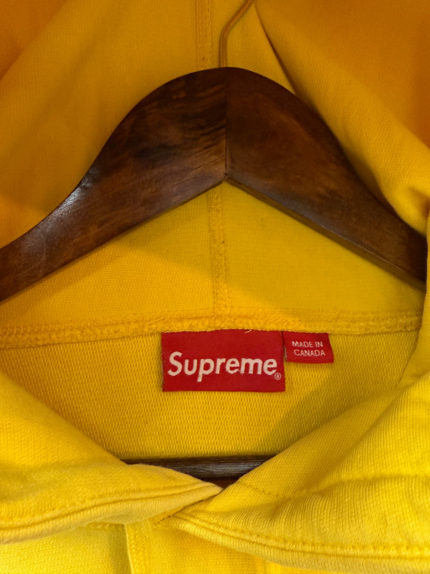 Supreme Riot Yellow Hoodie