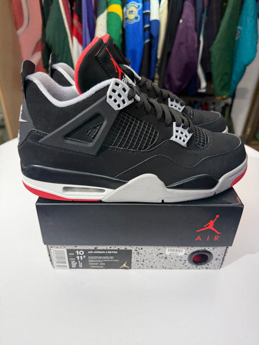 Preowned Bred Jordan 4 (2019)