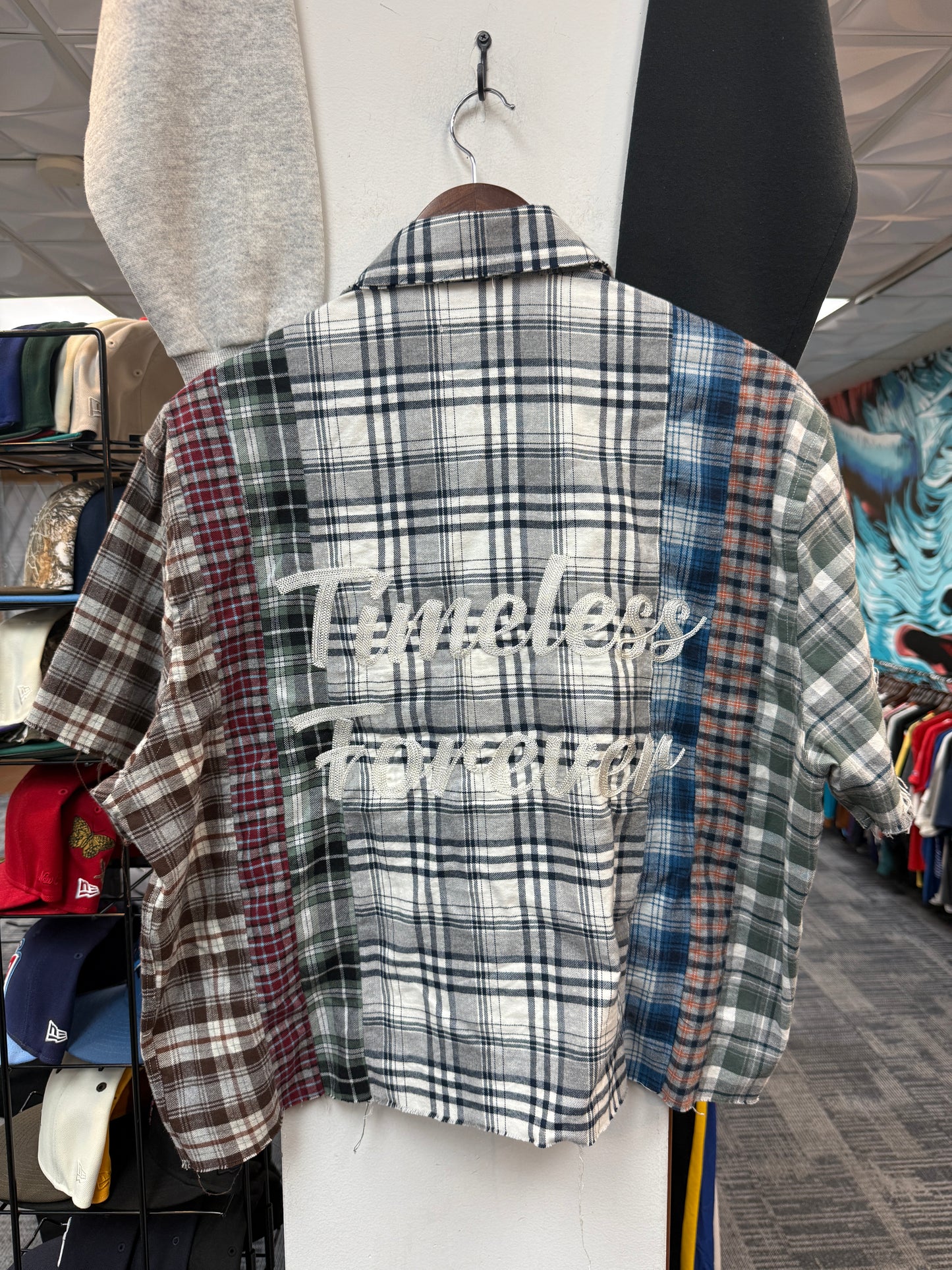 Timeless Forever Shortsleeve Plaid Button Up