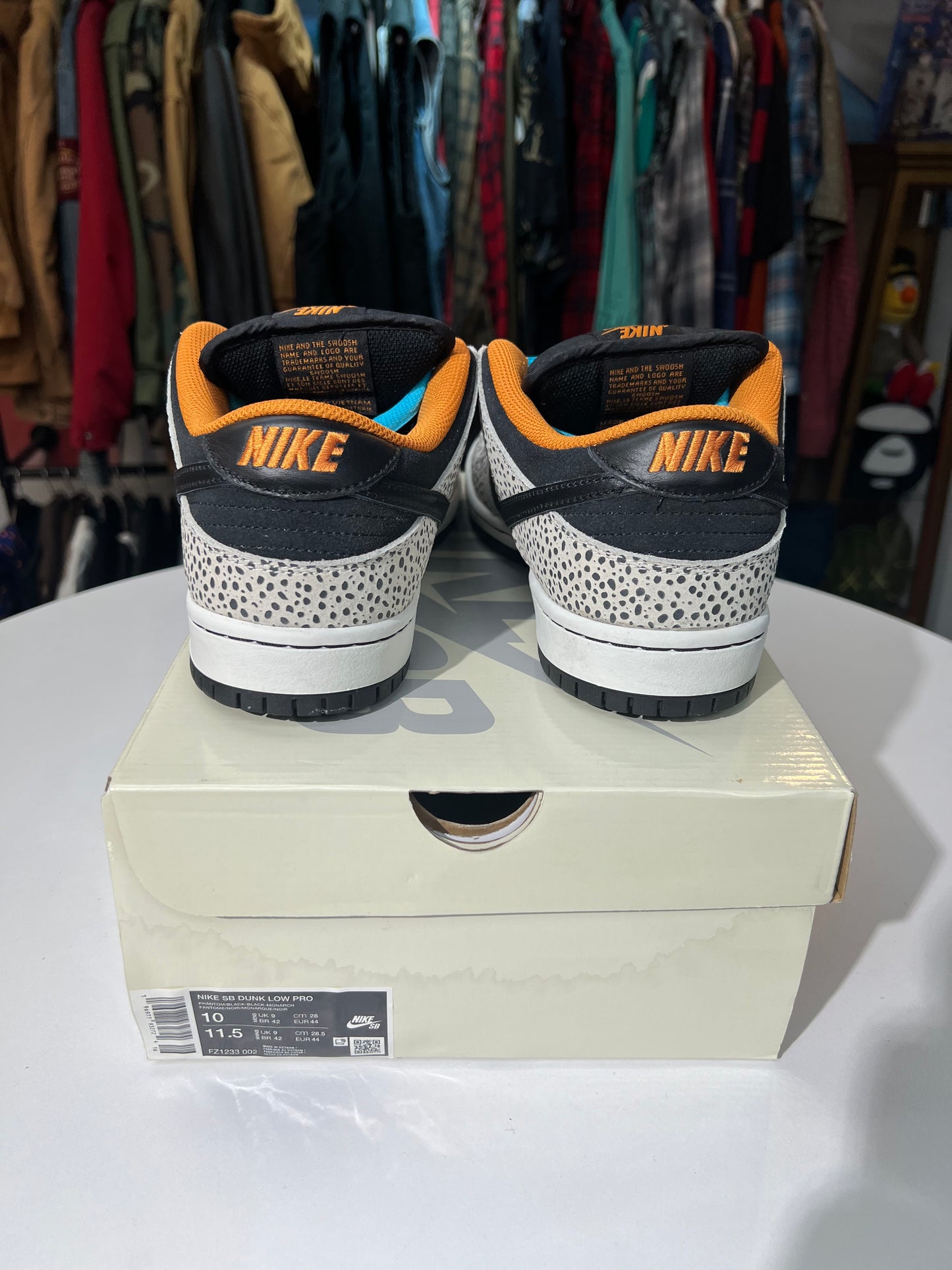 Preowned Nike SB Dunk Low Electric Pack Olympic Safari