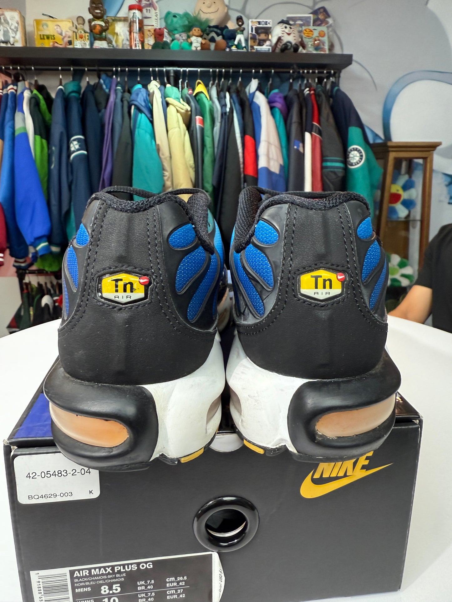 Preowned OG Hyper Blue Air Max Plus