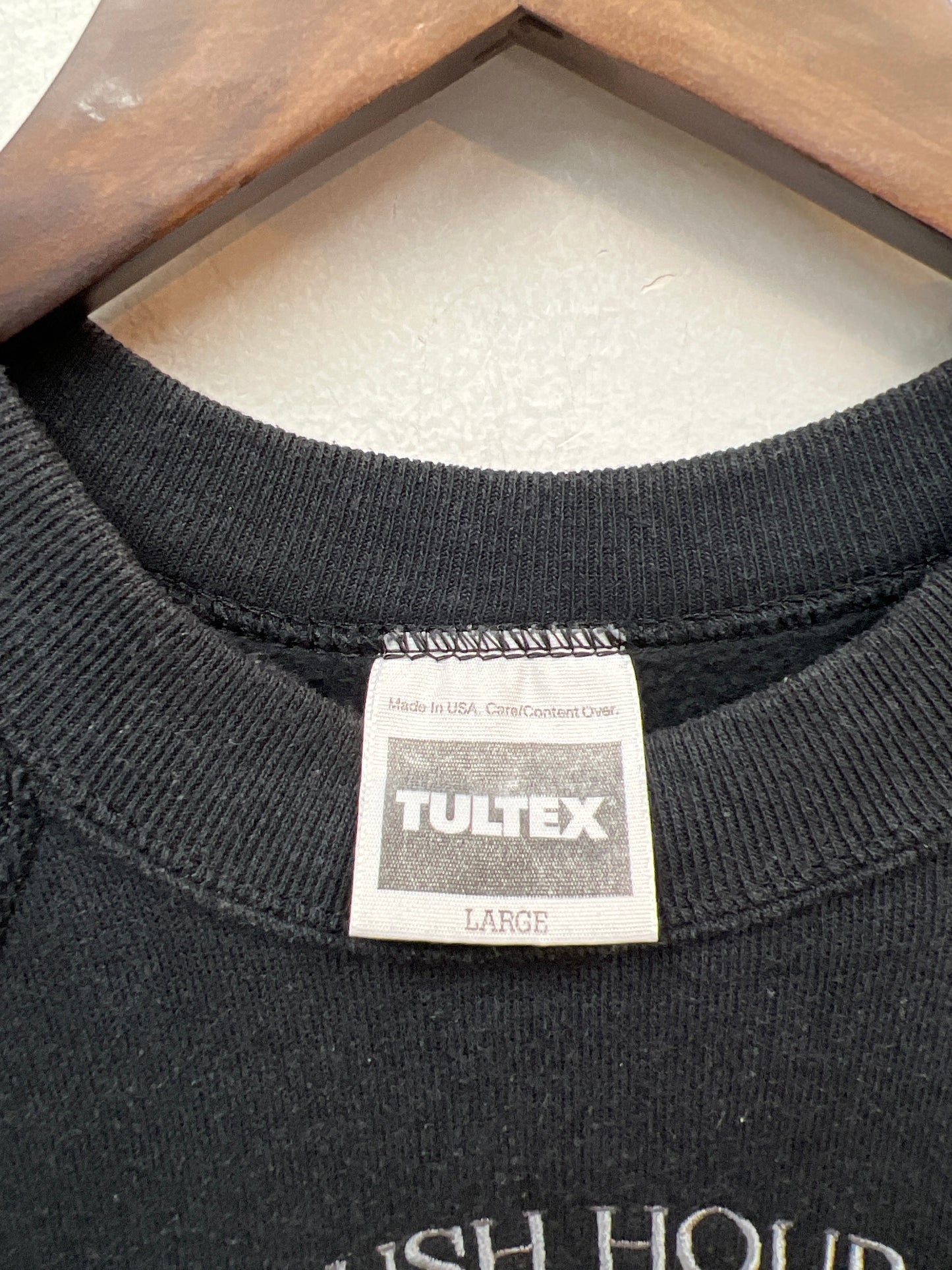 Rush Crest Black/Grey Crewneck