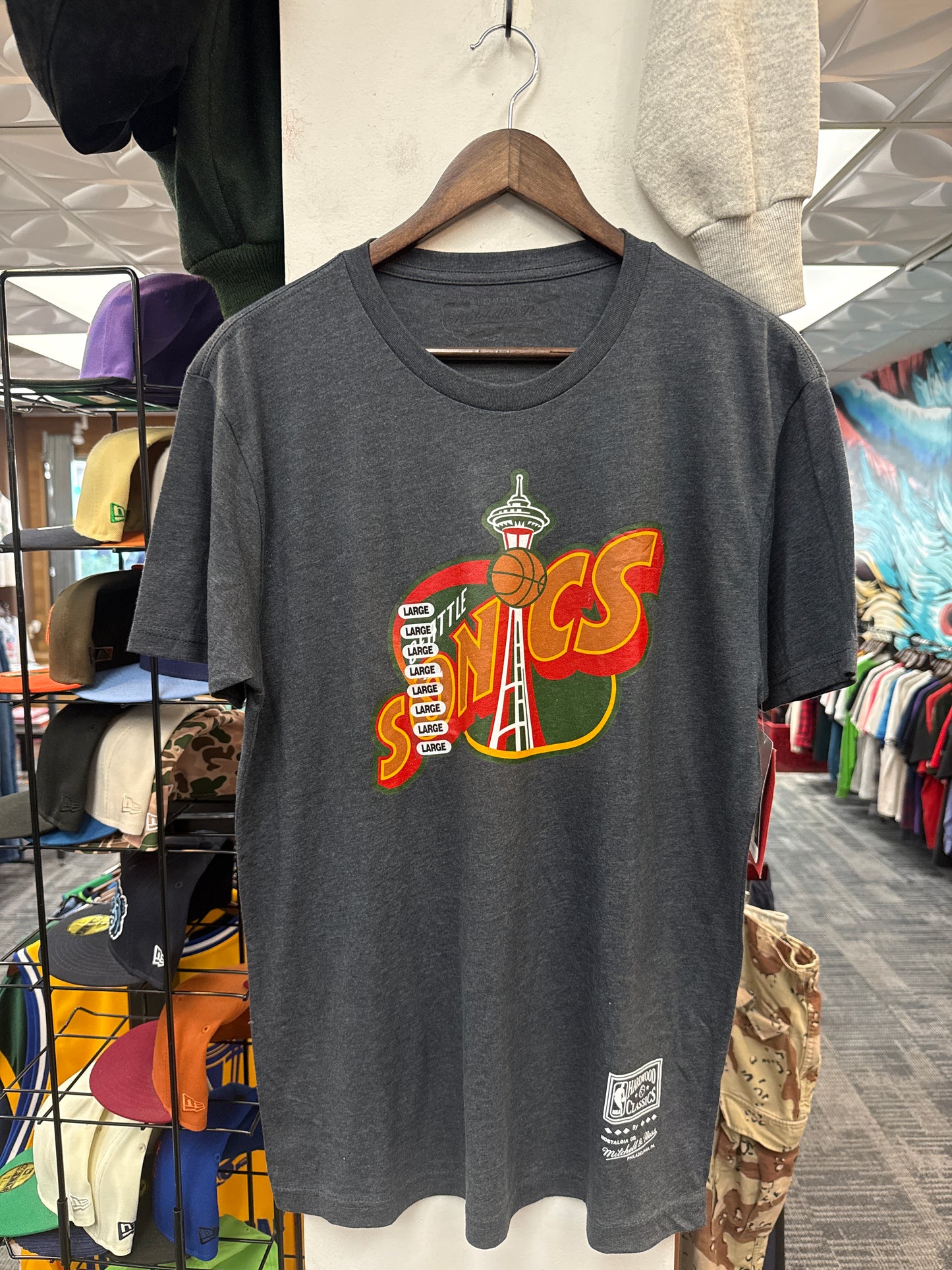 New Sonics Mitchell&Ness Tee