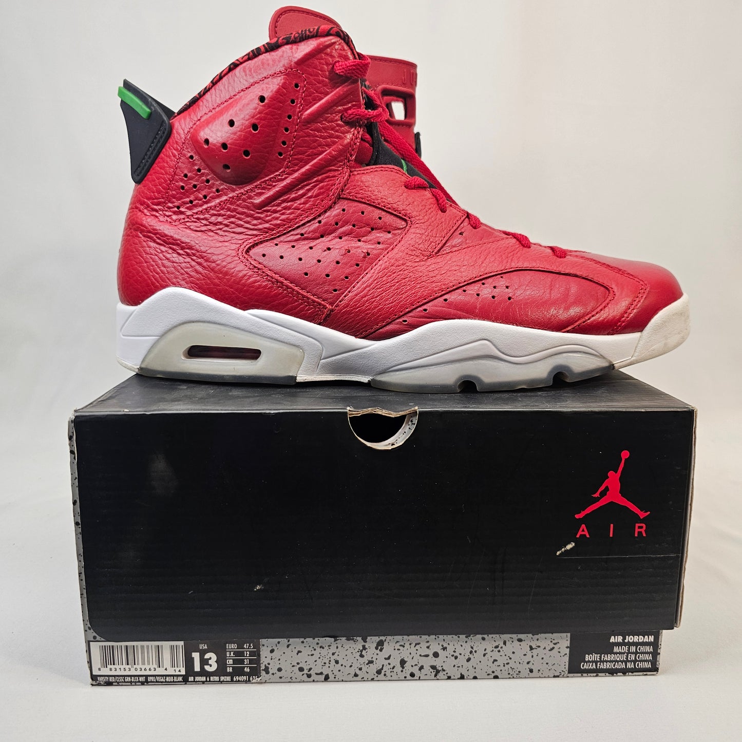 Preowned Jordan 6 Spizike