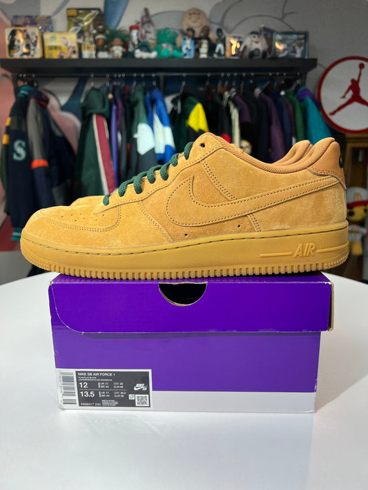 Preowned Nike AF1 Low SB Flax