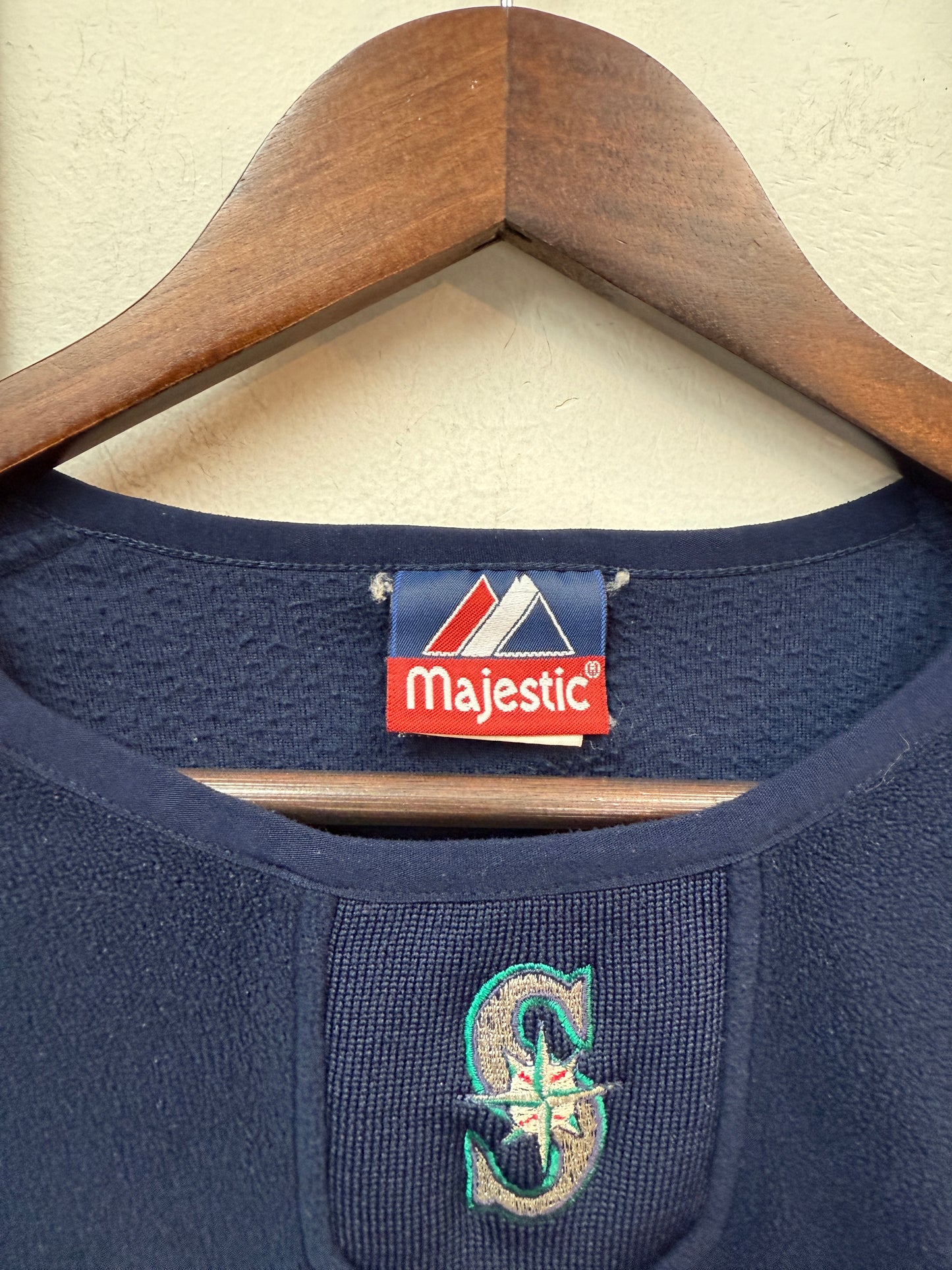 Mariners Center Logo Fleece Crewneck