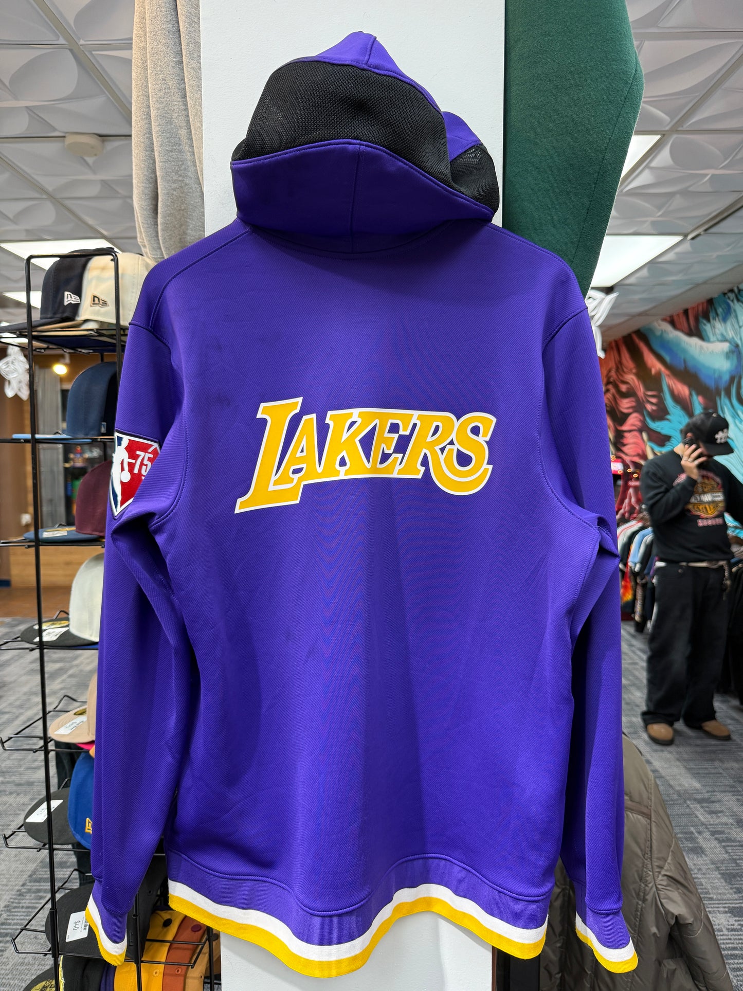 LA Lakers 75th Anniversary Full Zip Hoodie Jacket