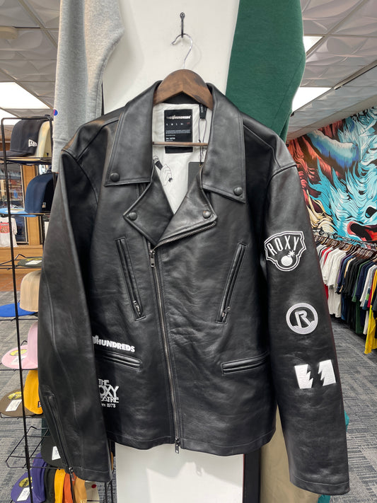 The Hundreds Roxy Theatre Biker Leather Jacket