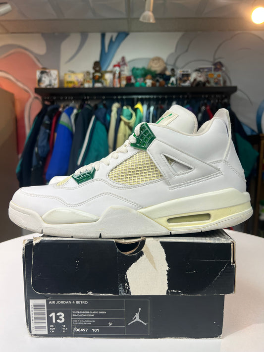 Preowned Jordan 4 Classic Green (2004)