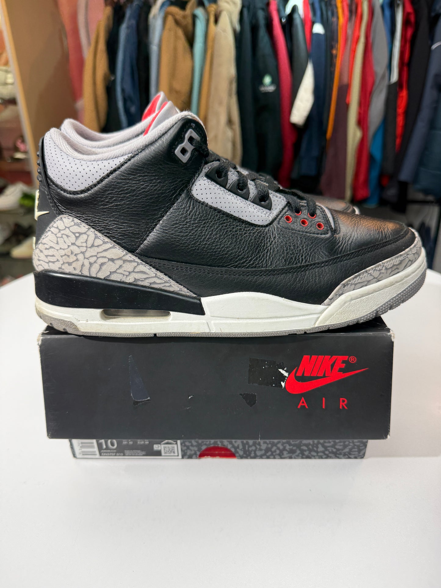 Preowned Black Cement Jordan 3 (2024)