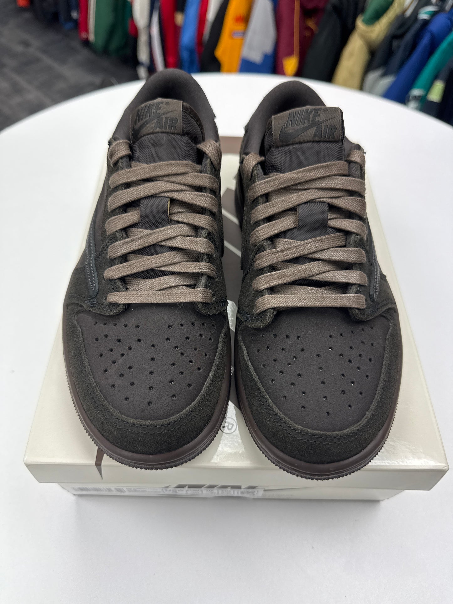 New Travis Scott Velvet Brown Jordan 1 Low