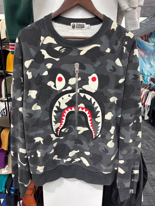 Bape Camo Shark Crewneck