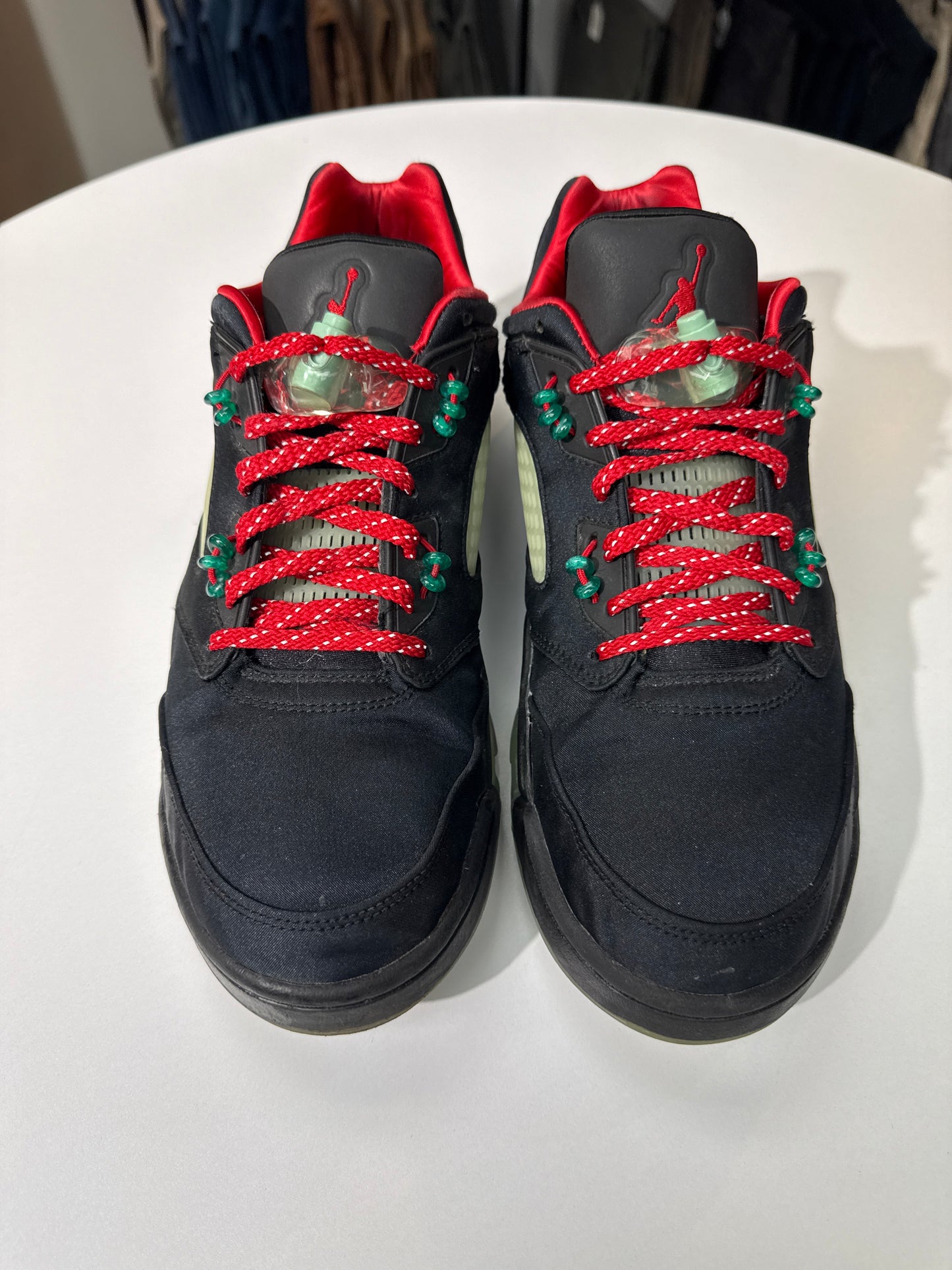 Preowned CLOT Jordan 5 Low Jade